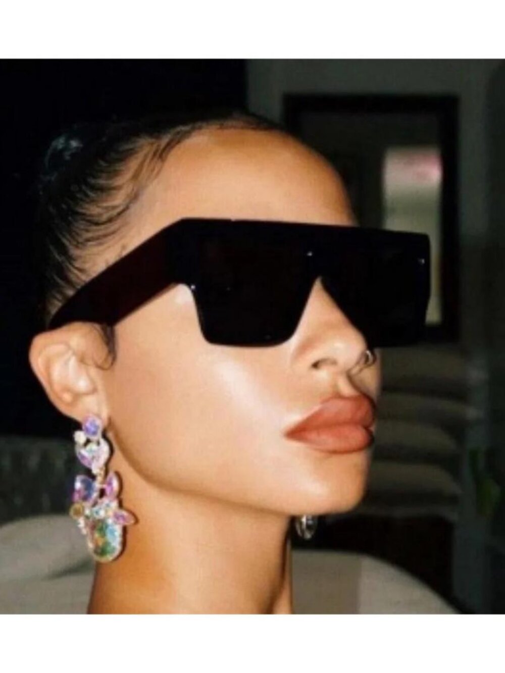 Retro Rectangle Sunglasses